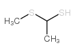 1-(Methylthio)ethanethiol structure, CAS 31331-53-0