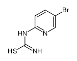 1-(5-Bromo-2-pyridyl)-2-thiourea structure, CAS 31430-38-3