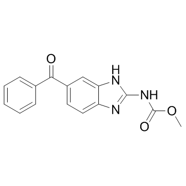 Mebendazole structure, CAS 31431-39-7