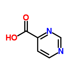 4-Pyrimidinecarboxylic acid structure, CAS 31462-59-6