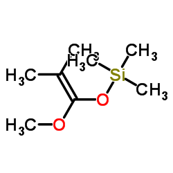 1-Methoxy-2-methyl-1-(trimethylsiloxy)propene structure, CAS 31469-15-5