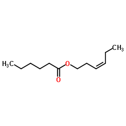 cis-3-Hexenyl caproate structure, CAS 31501-11-8