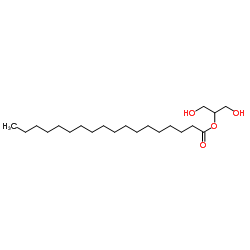 Glyceryl monostearate structure, CAS 31566-31-1