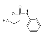 2-Amino-N-pyridin-2-ylethanesulfonamide structure, CAS 31644-48-1