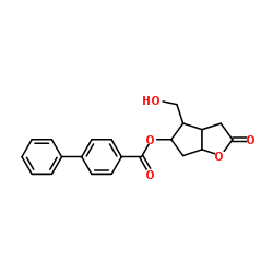 (-)-Corey lactone 4-phenylbenzoate alcohol structure, CAS 31752-99-5