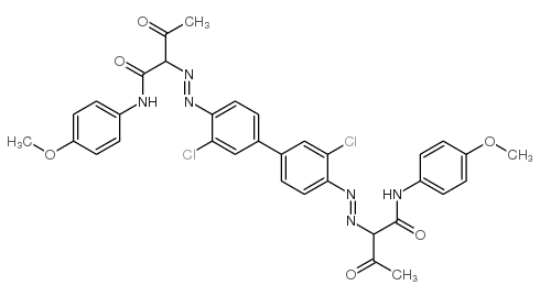 Pigment Yellow 170 structure, CAS 31775-16-3