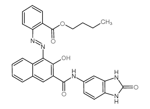 Pigment Red 208 structure, CAS 31778-10-6