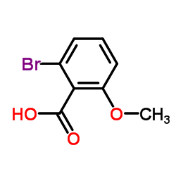 2-Bromo-6-methoxybenzoic acid structure, CAS 31786-45-5