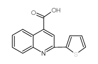 2-(Thiophen-2-yl)quinoline-4-carboxylic acid structure, CAS 31792-47-9