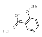 3-Nitro-4-methoxypyridine hydrochloride structure, CAS 31872-61-4