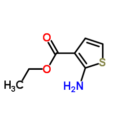 Ethyl 2-aminothiophene-3-carboxylate structure, CAS 31891-06-2