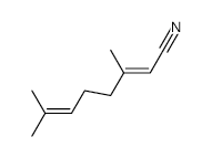(Z)-3,7-Dimethyl-2,6-octadienenitrile structure, CAS 31983-27-4