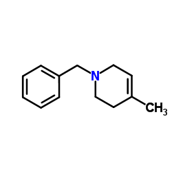 1-Benzyl-4-methyl-1,2,3,6-tetrahydropyridine structure, CAS 32018-56-7