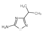 5-Amino-3-isopropyl-1,2,4-thiadiazole structure, CAS 32039-21-7