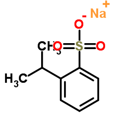 Sodium 4-propan-2-ylbenzenesulfonate structure, CAS 32073-22-6