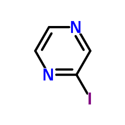 Iodopyrazine structure, CAS 32111-21-0