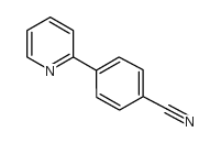 4-(2-Pyridyl)benzonitrile structure, CAS 32111-34-5