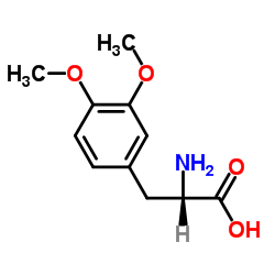 3,4-Dimethoxy-L-phenylalanine structure, CAS 32161-30-1