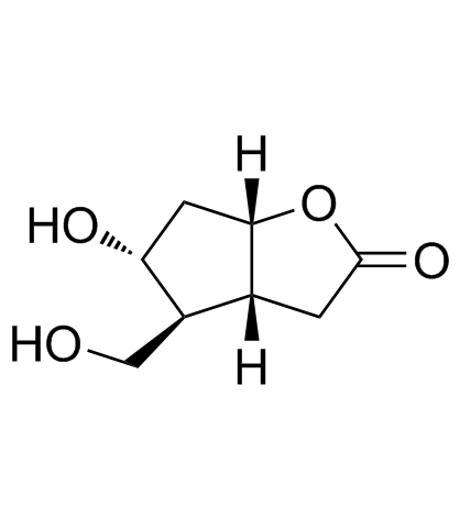 (-)-Corey lactone diol structure, CAS 32233-40-2