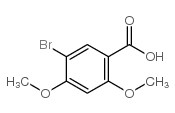 5-Bromo-2,4-dimethoxybenzoic acid structure, CAS 32246-20-1