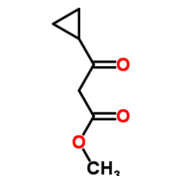 Methyl 3-cyclopropyl-3-oxopropionate structure, CAS 32249-35-7
