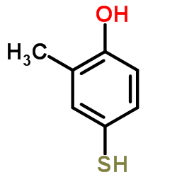 4-Mercapto-2-methylphenol structure, CAS 32281-01-9