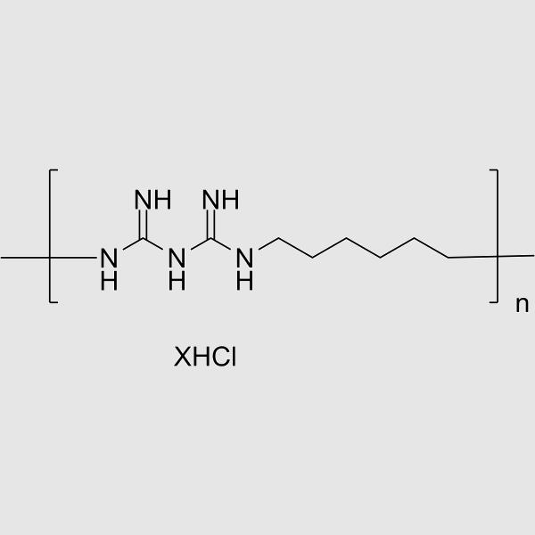 Poly(hexamethylenebiguanide) hydrochloride structure, CAS 32289-58-0