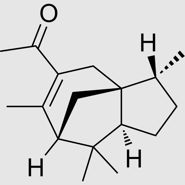 Acetyl cedrene structure, CAS 32388-55-9