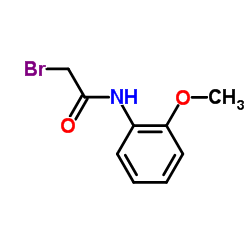 2-Bromo-N-(2-methoxyphenyl)acetamide structure, CAS 32428-69-6