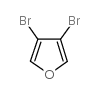 3,4-Dibromofuran structure, CAS 32460-02-9