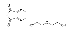 Diethylene glycol phthalic anhydride polymer structure, CAS 32472-85-8