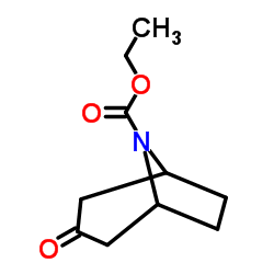 N-Carbethoxy-4-tropinone structure, CAS 32499-64-2