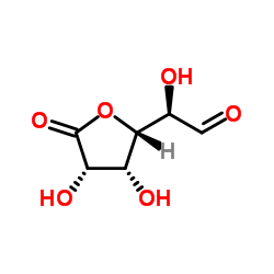 D-Galacturonolactone structure, CAS 32499-92-6