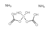 Ammonium tricarbonatozirconate structure, CAS 32535-84-5