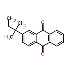 2-(1,1-Dimethylpropyl)anthraquinone structure, CAS 32588-54-8
