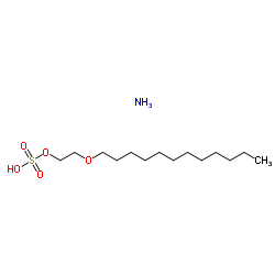 Ammonium lauryl ether sulfate structure, CAS 32612-48-9