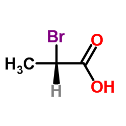 L-2-Bromopropionic acid structure, CAS 32644-15-8