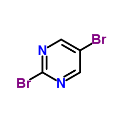 2,5-Dibromopyrimidine structure, CAS 32779-37-6