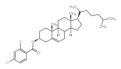 Cholest-5-en-3beta-yl 2,4-dichlorobenzoate structure, CAS 32832-01-2