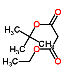 tert-Butyl ethyl malonate structure, CAS 32864-38-3