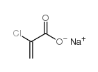 2-Chloroacrylic acid sodium salt structure, CAS 32997-86-7