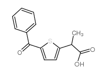 Tiaprofenic acid structure, CAS 33005-95-7