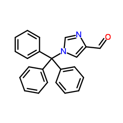 1-Tritylimidazole-4-carboxaldehyde structure, CAS 33016-47-6