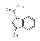 N-Acetyl-3-hydroxyindole structure, CAS 33025-60-4
