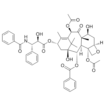 Paclitaxel structure, CAS 33069-62-4