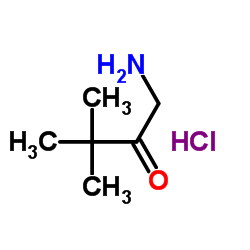 1-Amino-3,3-dimethylbutan-2-one hydrochloride structure, CAS 33119-72-1