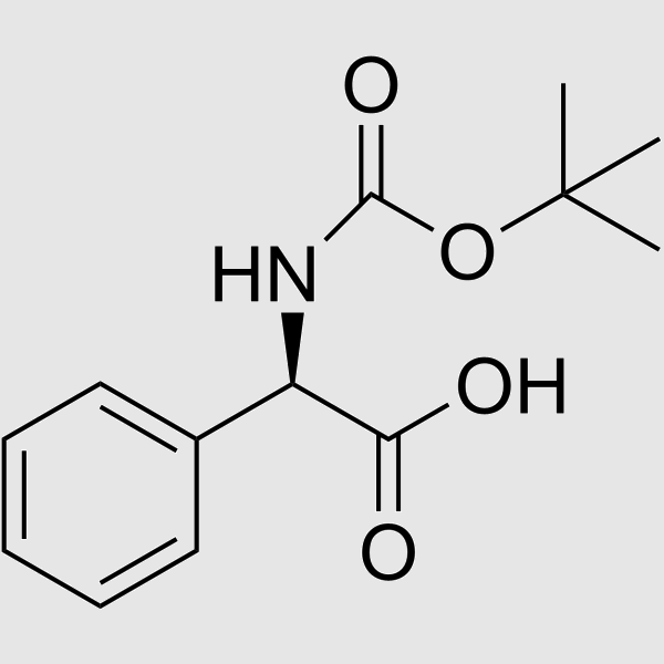 Boc-D-Phenylglycine structure, CAS 33125-05-2