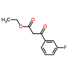 Ethyl (3-fluorobenzoyl)acetate structure, CAS 33166-77-7