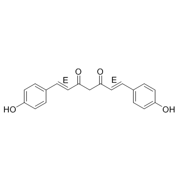 Bisdemethoxycurcumin structure, CAS 33171-05-0