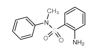 2-Amino-N-methyl-N-phenylbenzene sulfonamide structure, CAS 33224-10-1